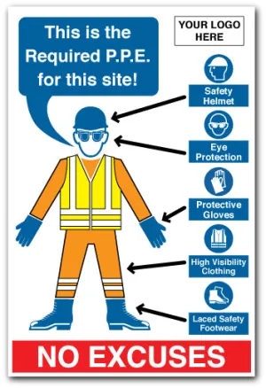 This is the Required P.P.E. for this site!