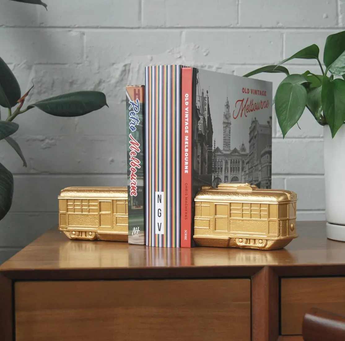 Tram Bookends Set