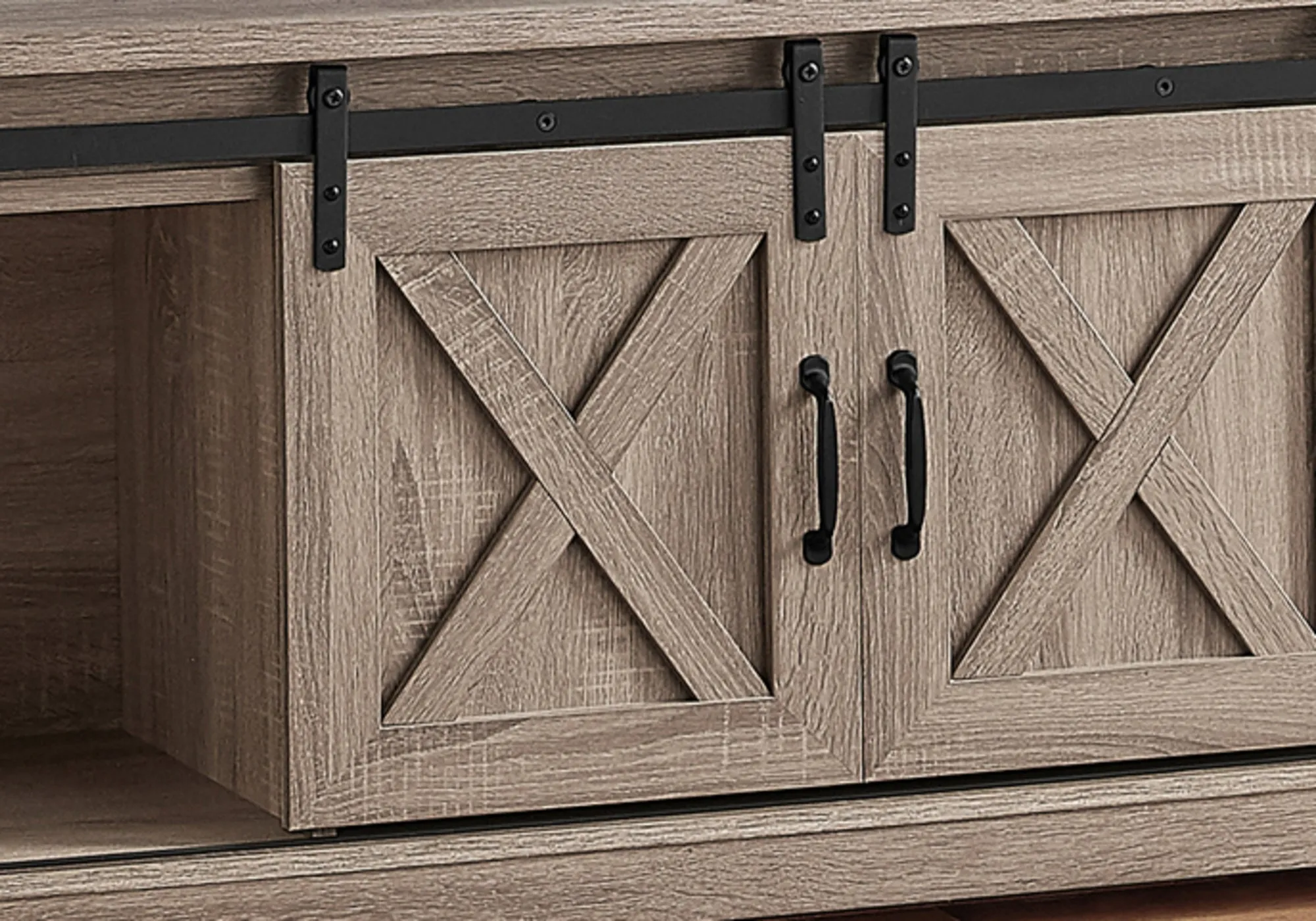 Tv Stand, 60 Inch, Console, Media Entertainment Center, Storage Cabinet, Living Room, Bedroom, Brown Laminate, Transitional