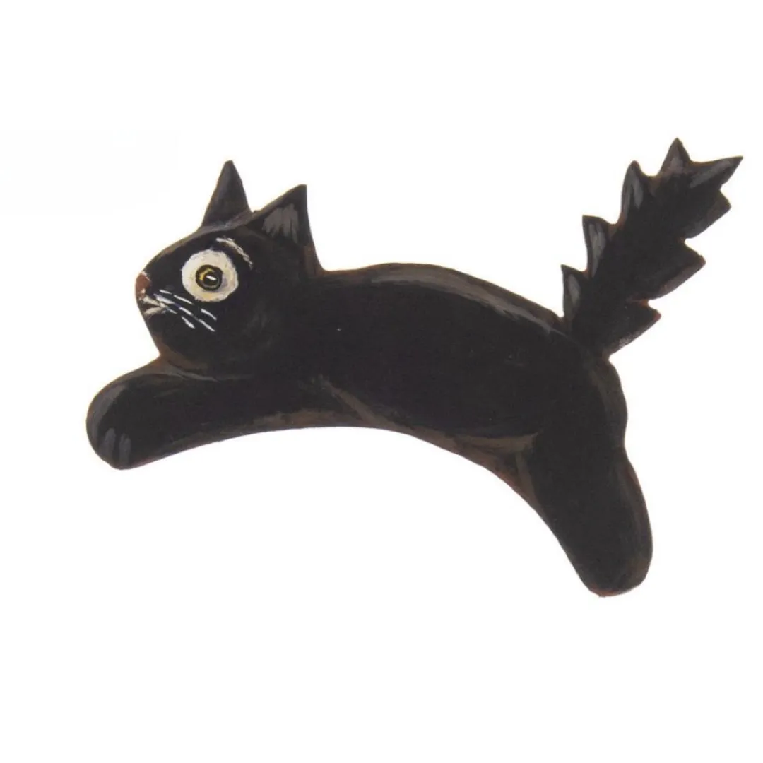 Vintage Bat and Cat Magnet