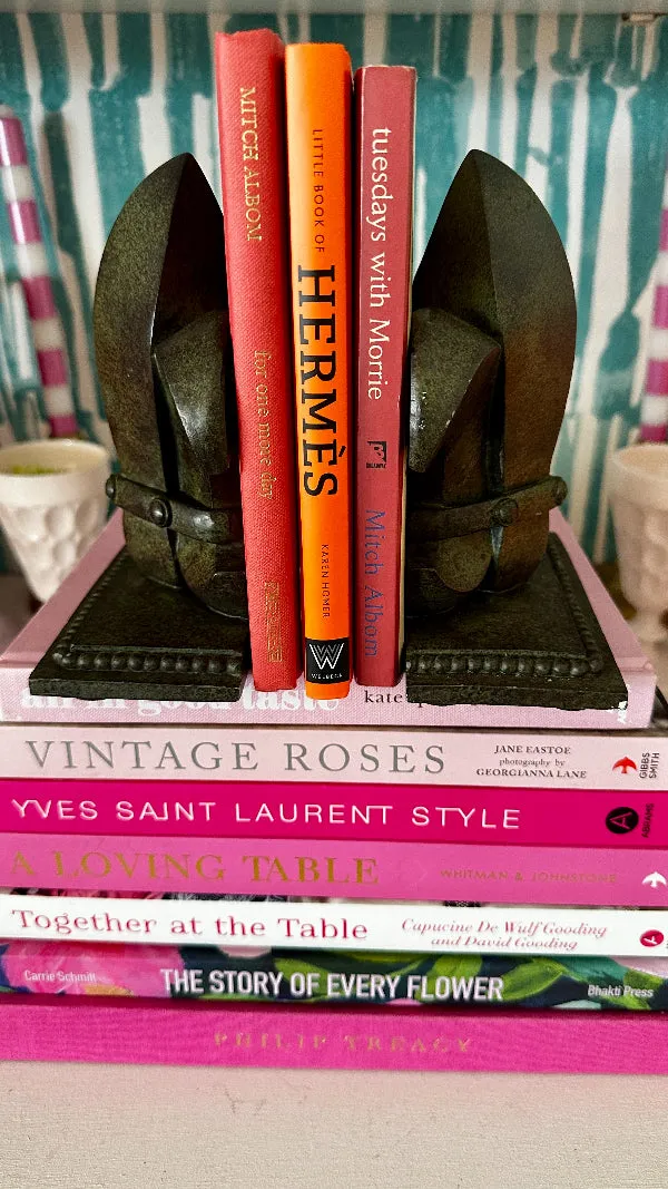 Vintage Bookends, Fluer De Lis