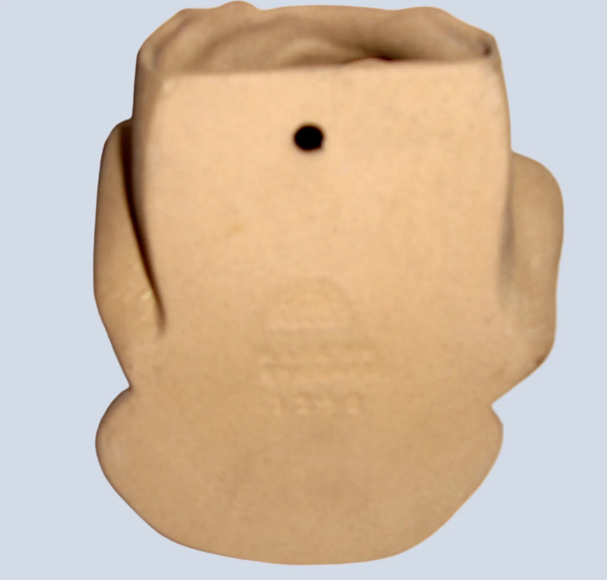 Vintage Bretby Unglazed Pocket Wall Vase Model 1250
