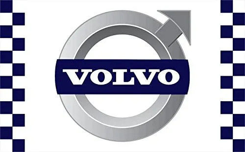 Volvo Premium Checkered Polyester Flag Banner Sign