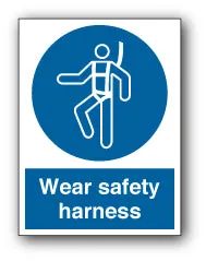 Wear safety harness