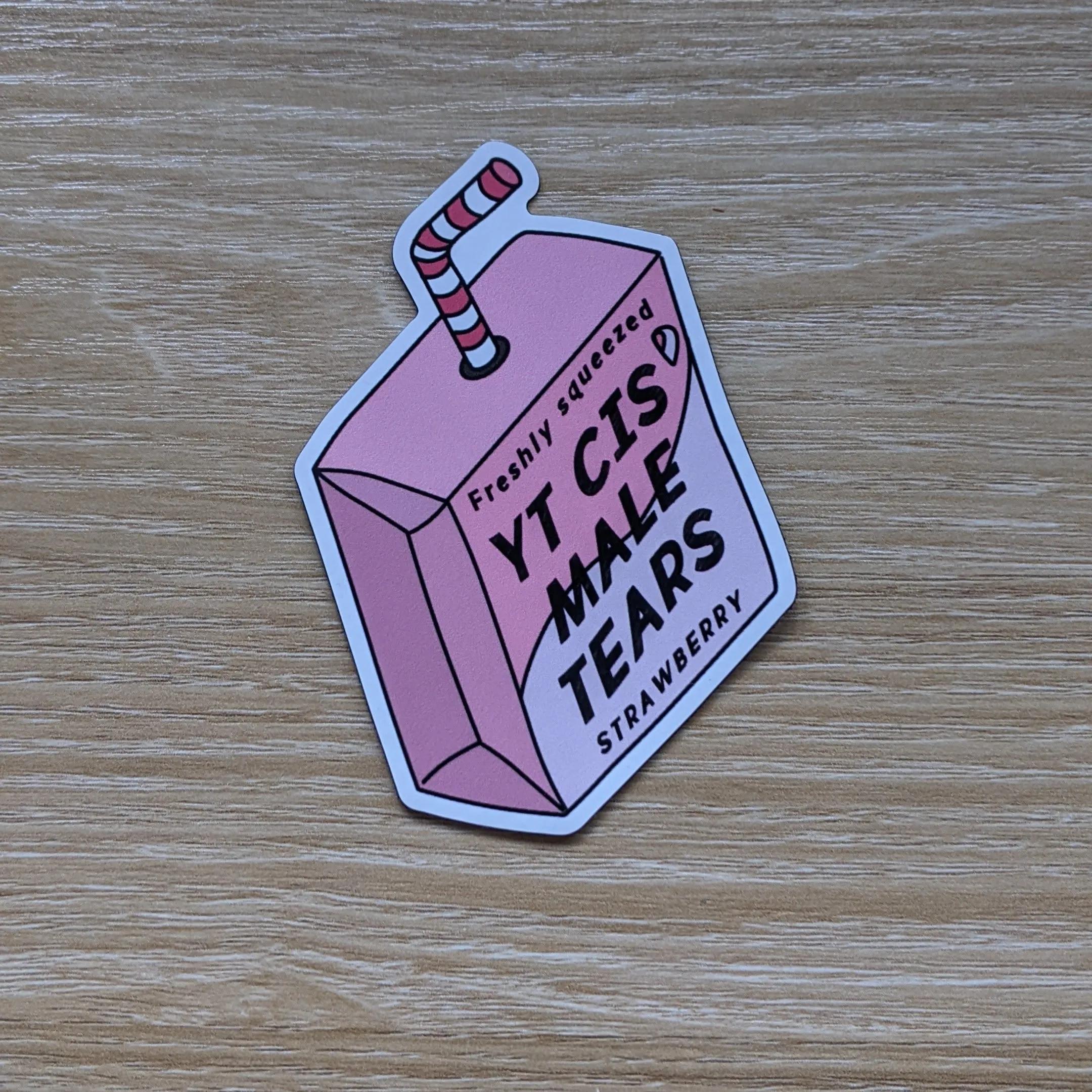 White Cis Male Tears Juice | Magnet