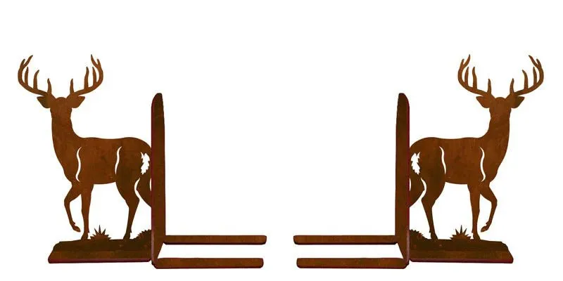 White-Tailed Deer Bookend Set