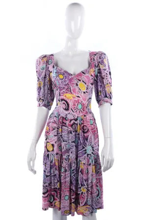Zandra Rhodes lovely vintage dress